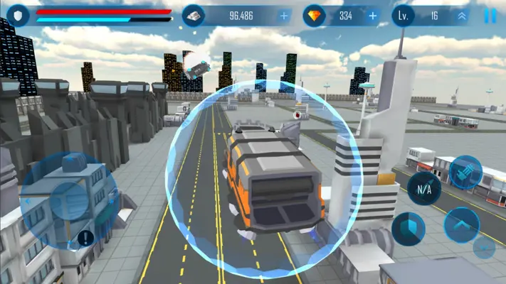 Flying Car Shooting android App screenshot 0