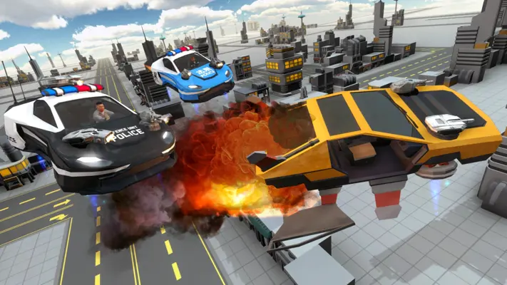 Flying Car Shooting android App screenshot 6